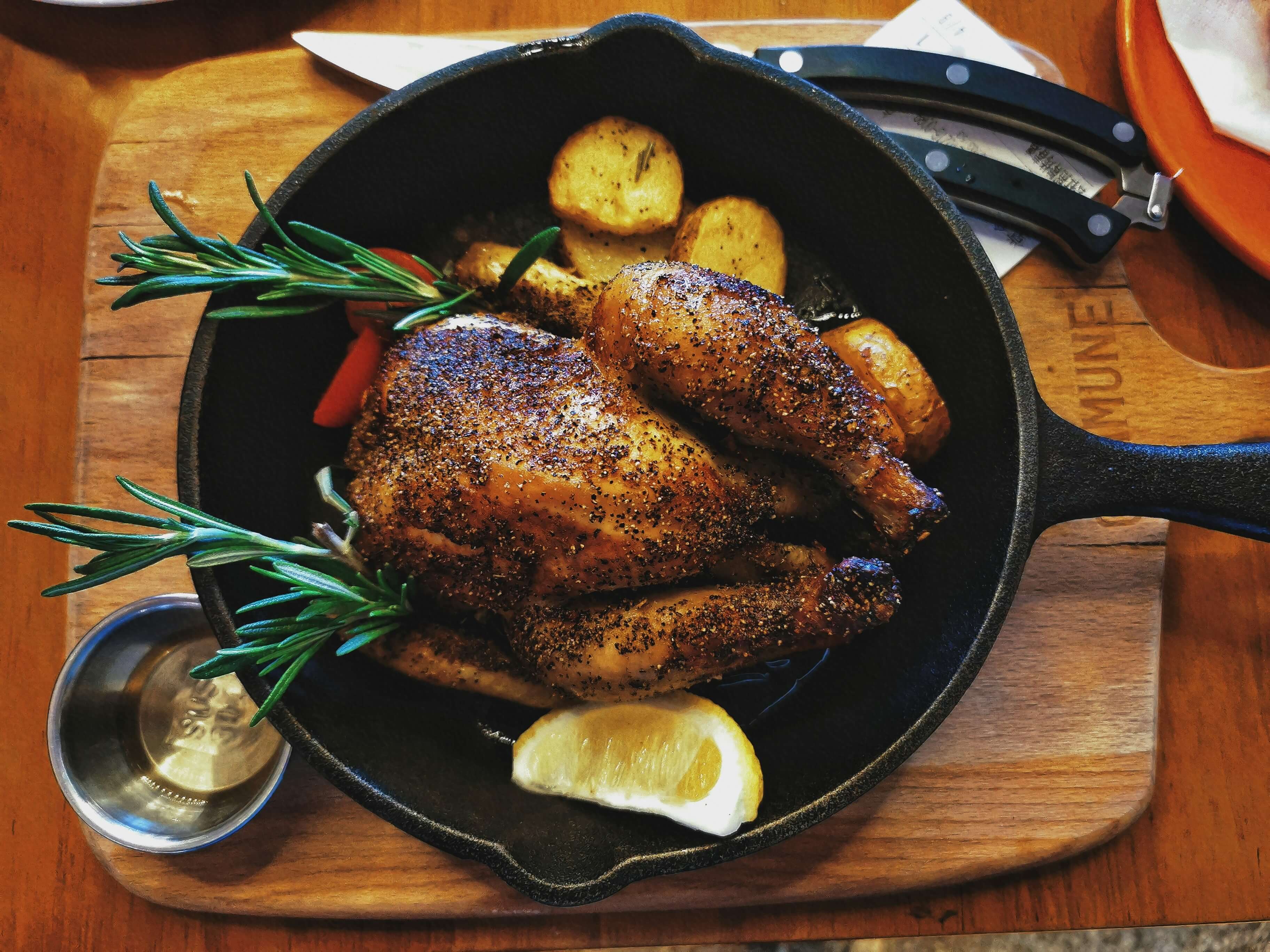 Image of a roast chicken